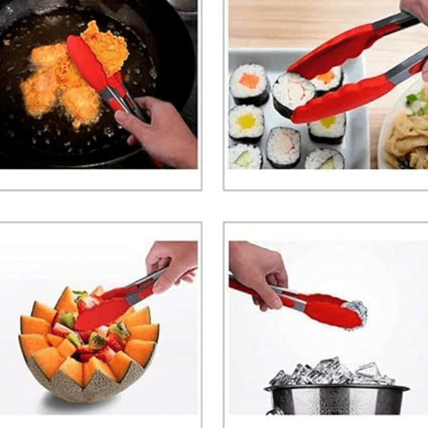 Kit Utensílios Cozinha 12 Peças Silicone Antiaderente - Cliquemaster