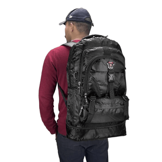 Mochila Para Viagem 50L Acampamento Trilha Semi Impermeável - Cliquemaster