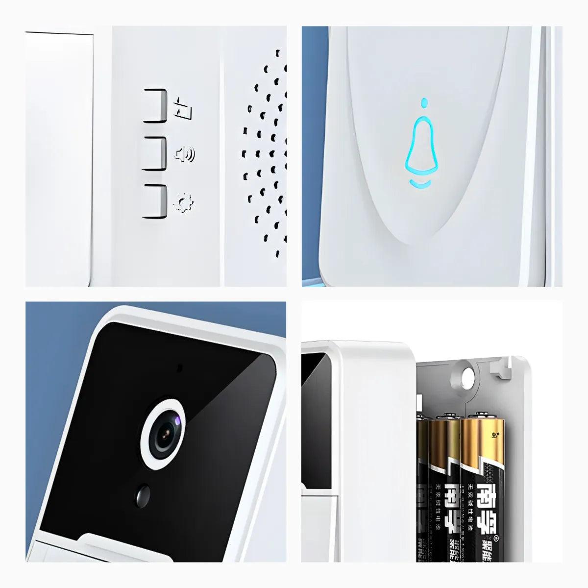 Campainha C/ Câmera Wifi Sem Fio - Cliquemaster