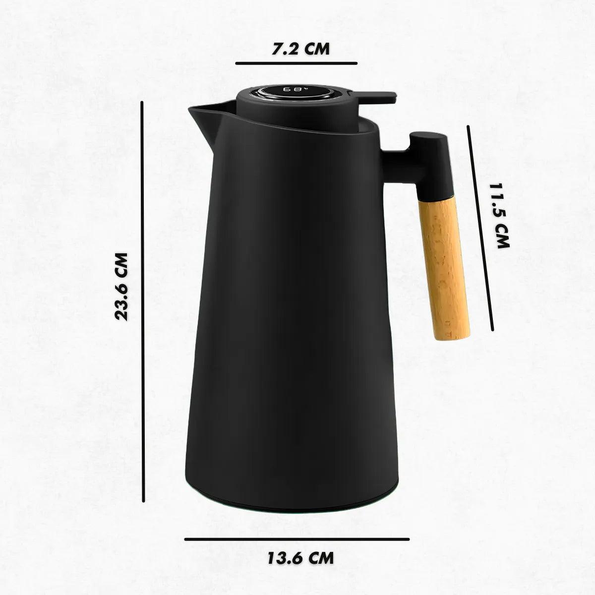 Garrafa Térmica com Termômetro 1L - Cliquemaster