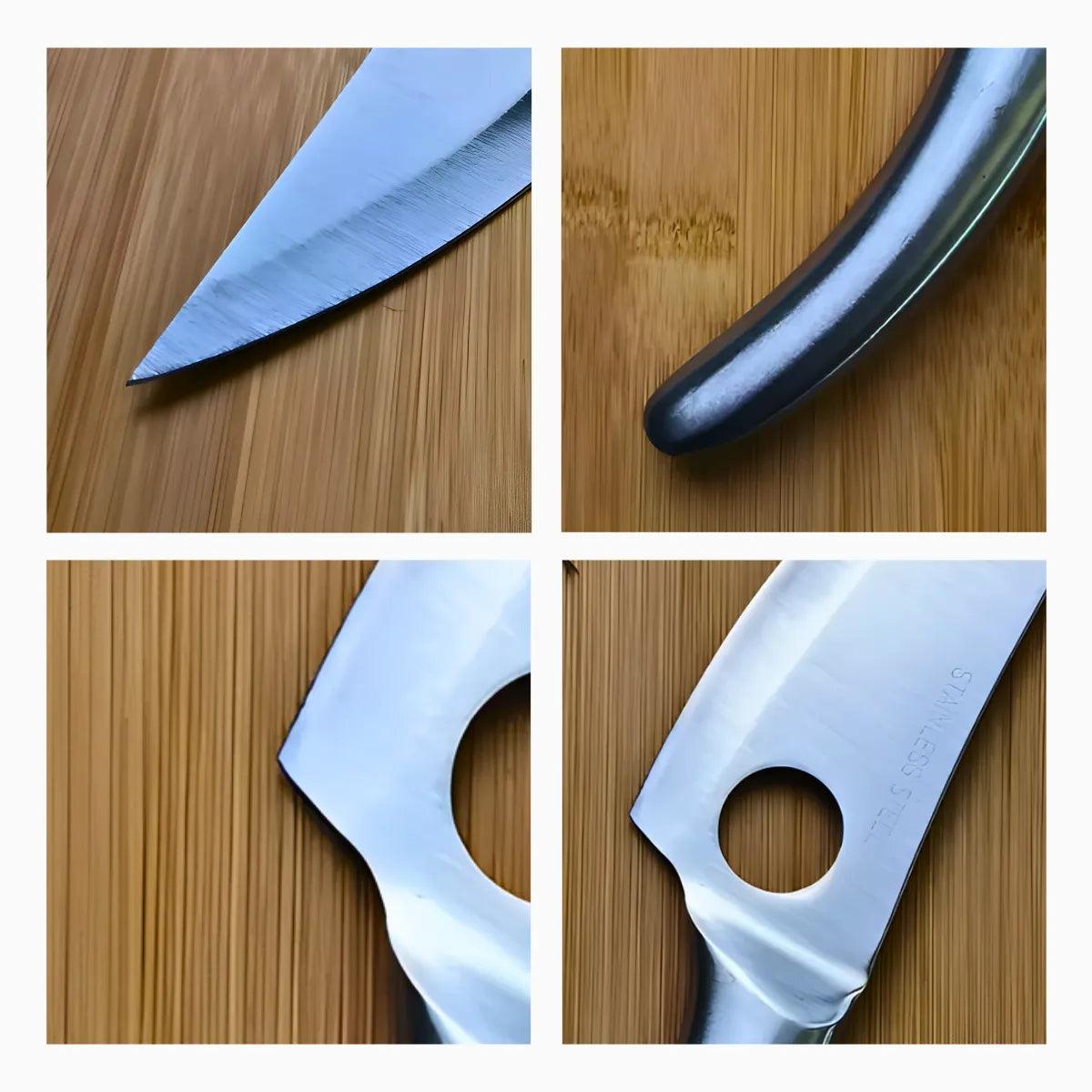 Faca Artesanal de Inox Para Desossar - Cliquemaster