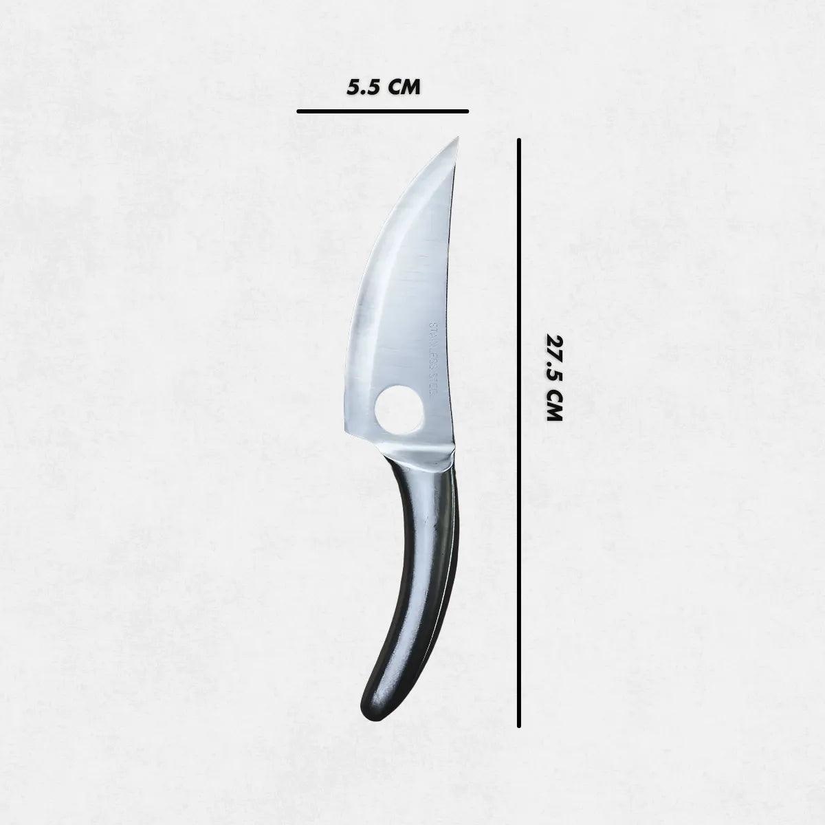 Faca Artesanal de Inox Para Desossar - Cliquemaster