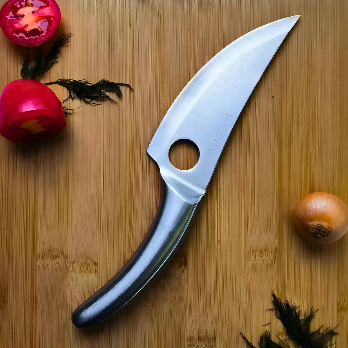 Faca Artesanal de Inox Para Desossar - Cliquemaster