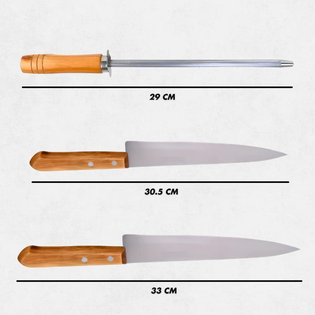 Kit Facas Churrasco - Cliquemaster