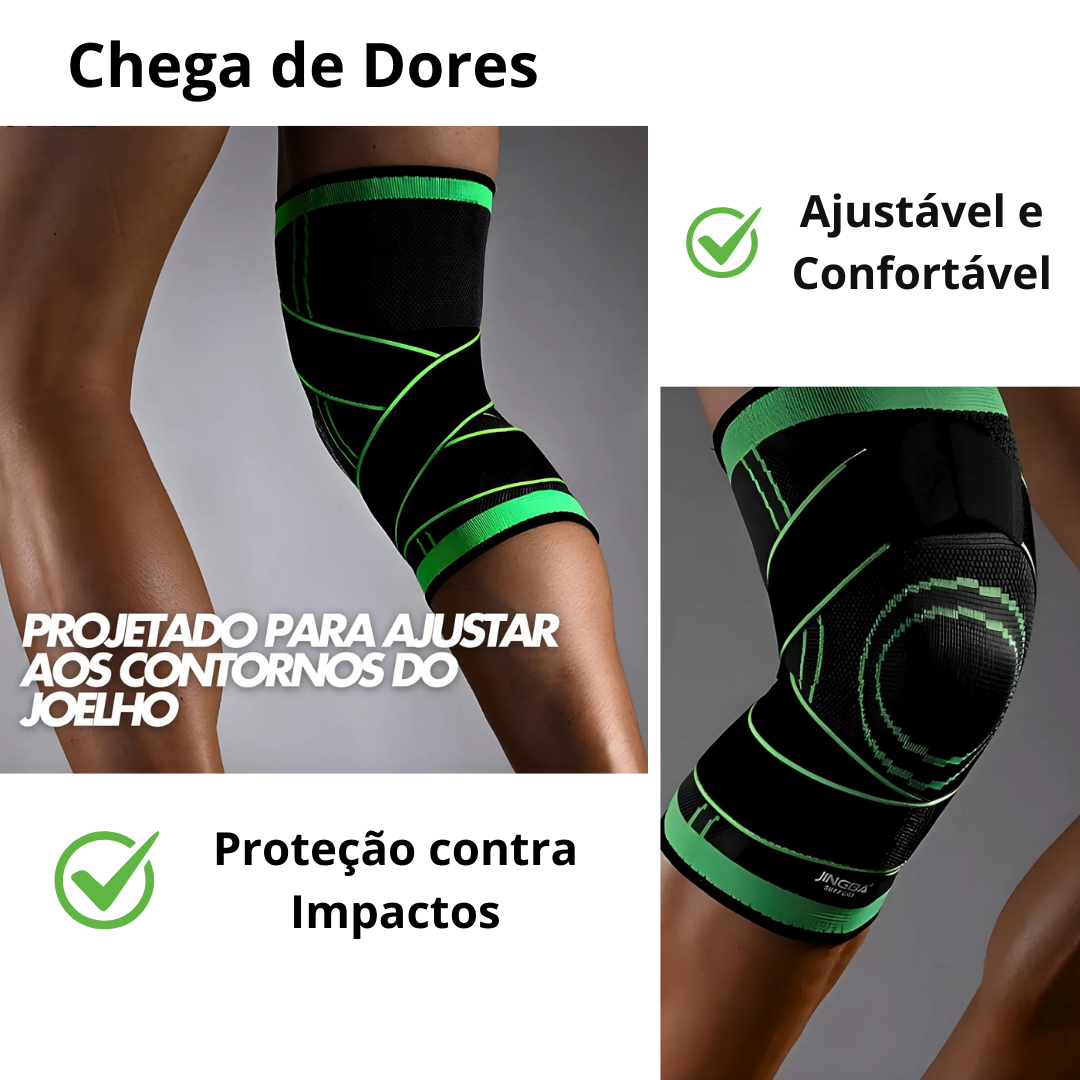 Joelheiras de Compressão Tamanho Único - Cliquemaster