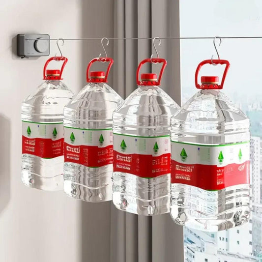 Varal Invisível Retrátil de Aço - Tazzi - Cliquemaster