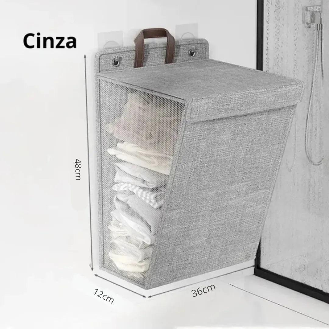 Cesto Organizador de Roupa Dobrável - Tazzi - Cliquemaster