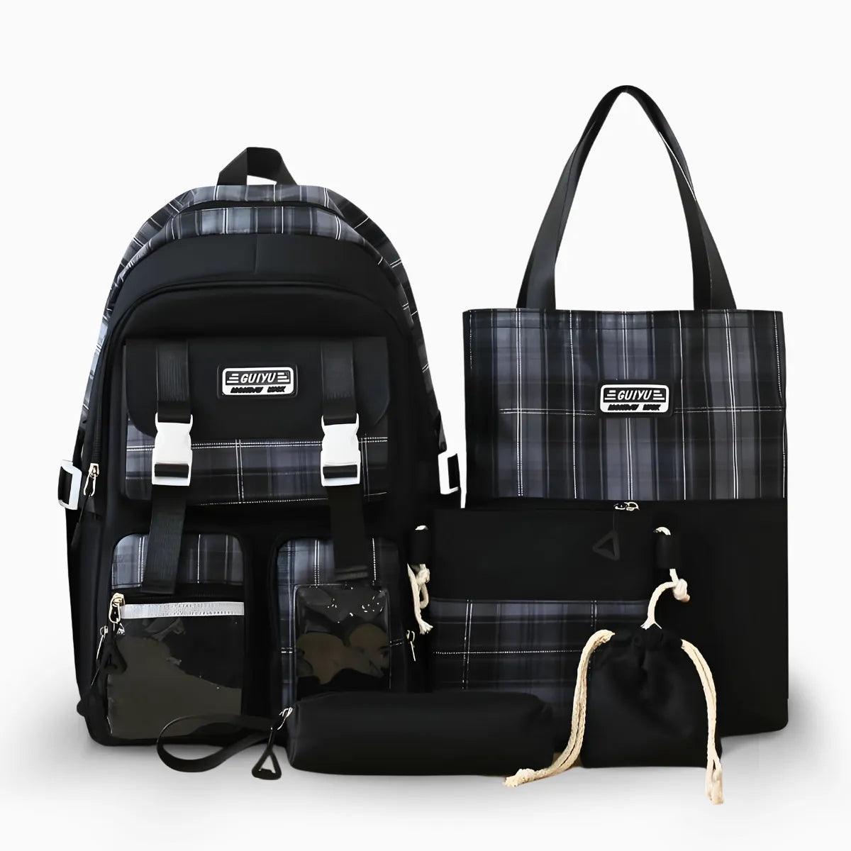 Kit Mochila e Acessórios 5 Pçs - Cliquemaster