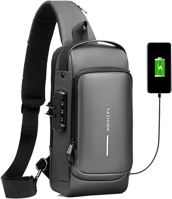 Pochet Masculina cadeado anti-roubo à prova d'água - Cliquemaster