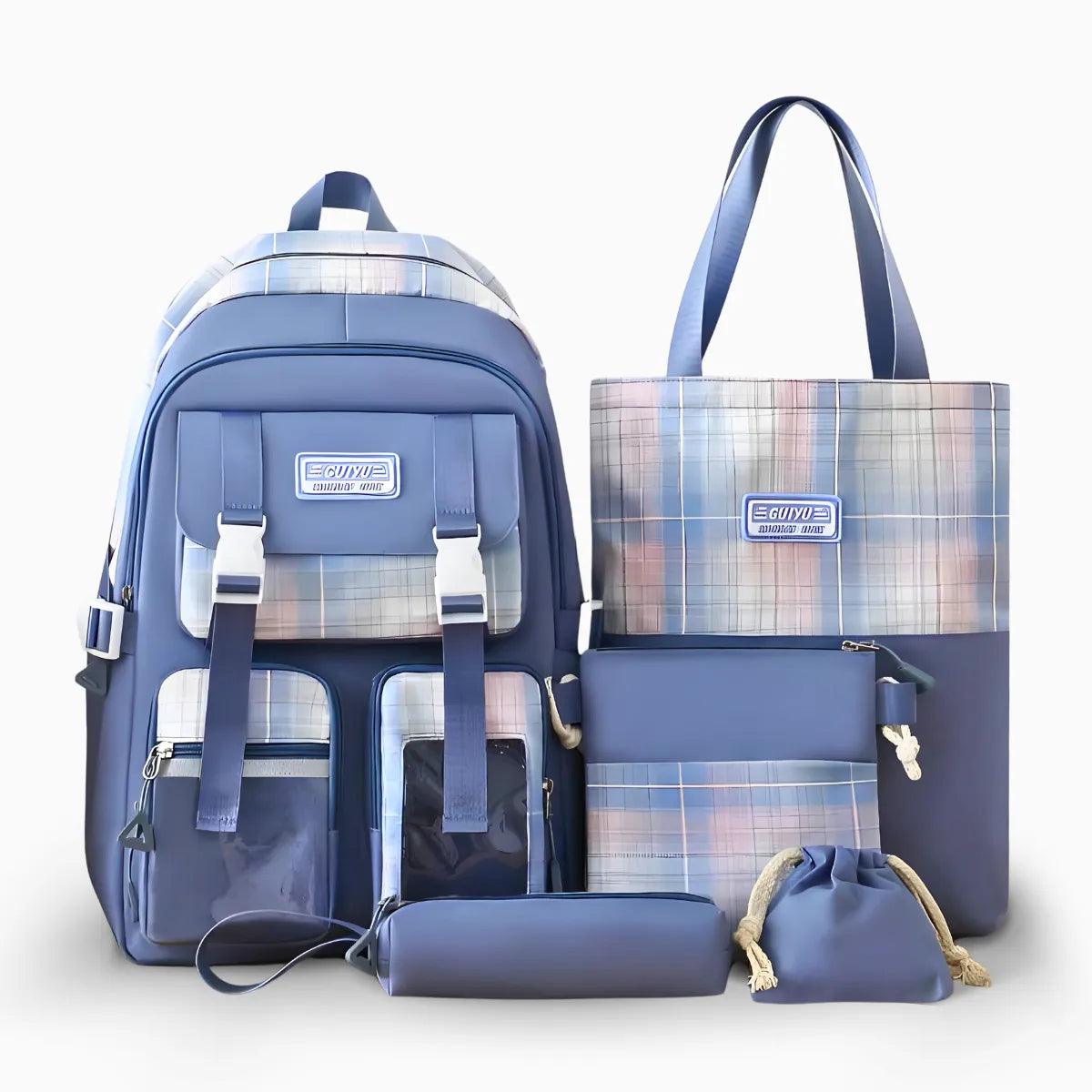 Kit Mochila e Acessórios 5 Pçs - Cliquemaster