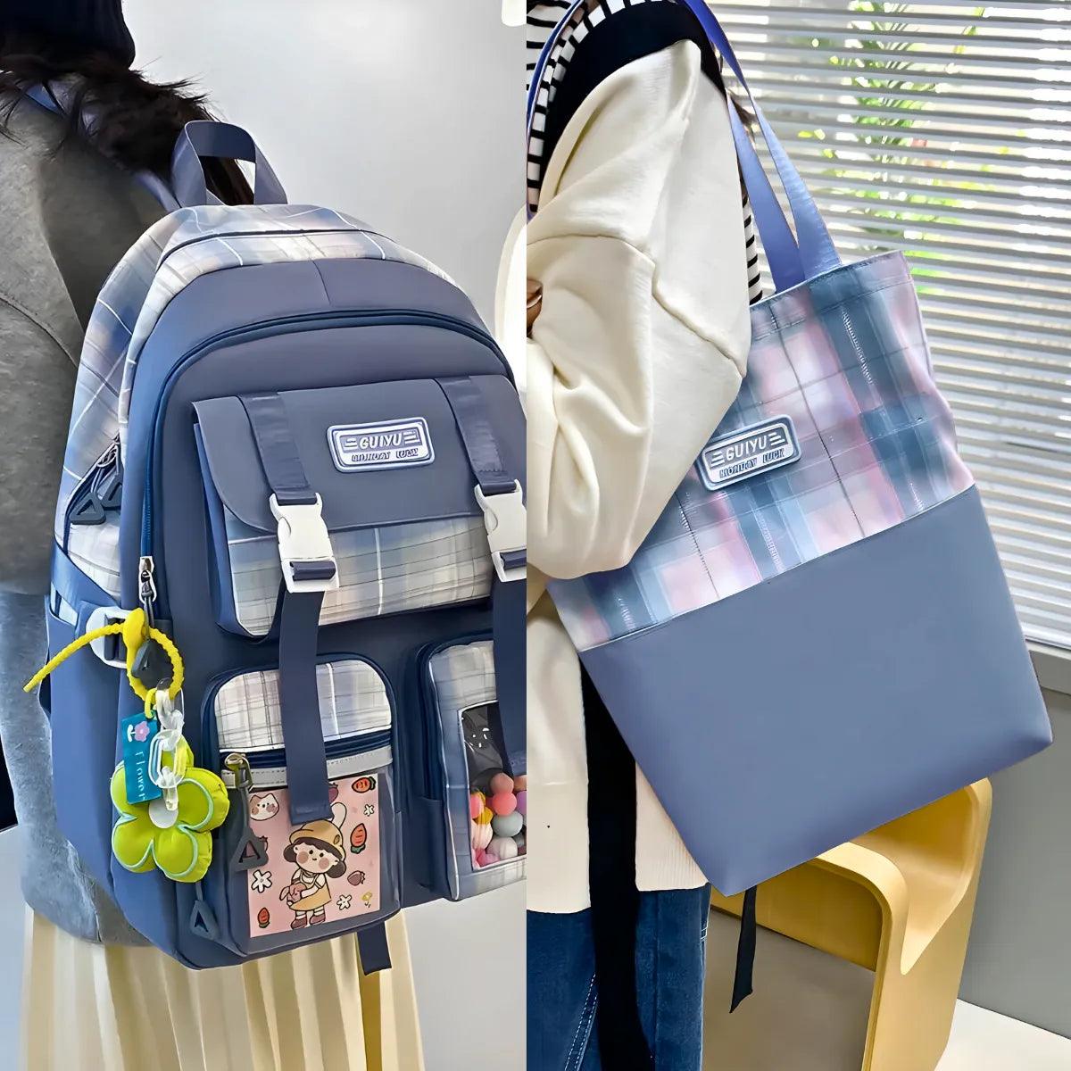Kit Mochila e Acessórios 5 Pçs - Cliquemaster