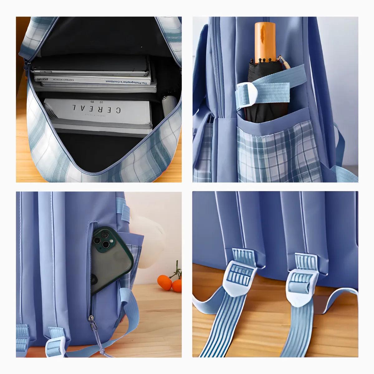 Kit Mochila e Acessórios 5 Pçs - Cliquemaster