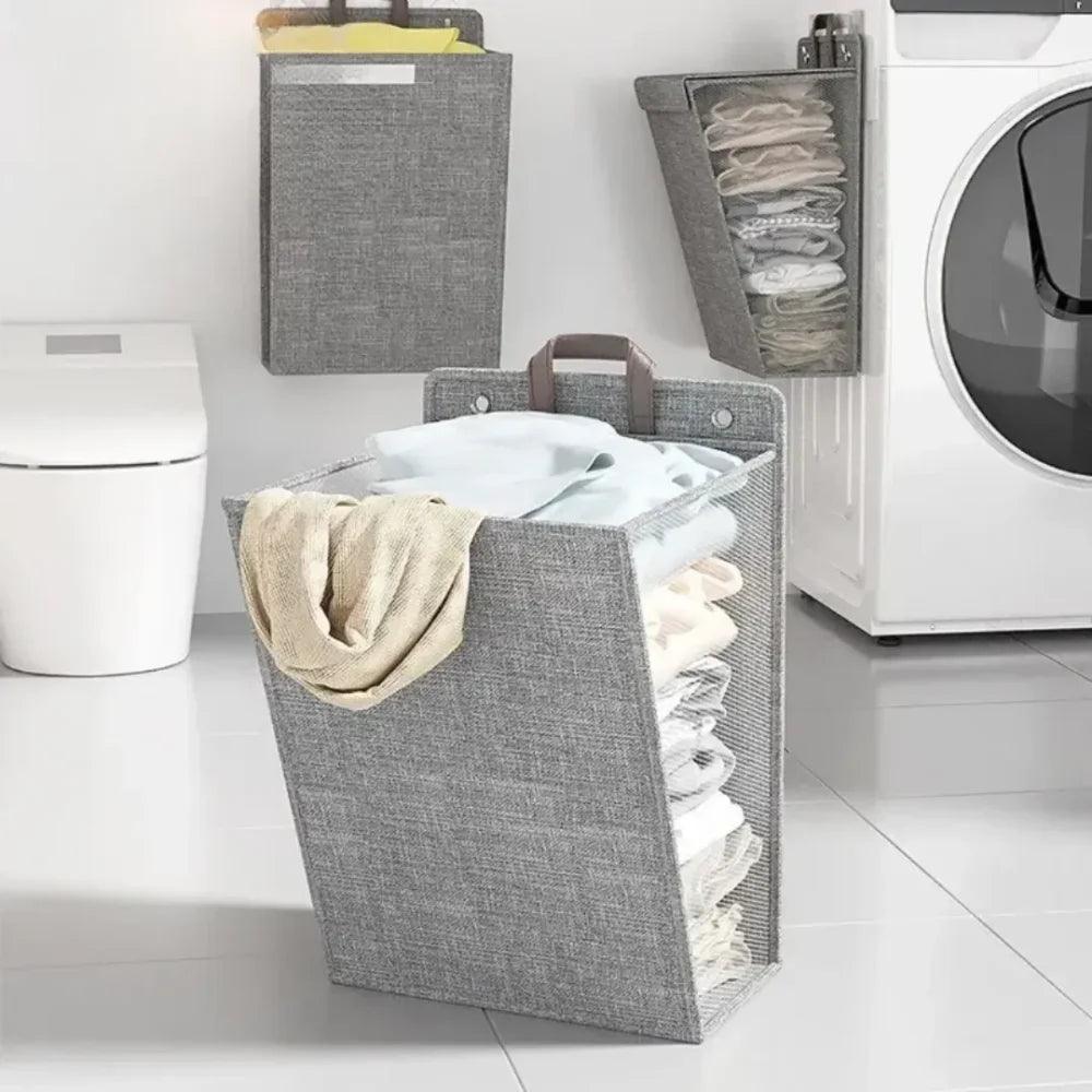 Cesto Organizador de Roupa Dobrável - Tazzi - Cliquemaster