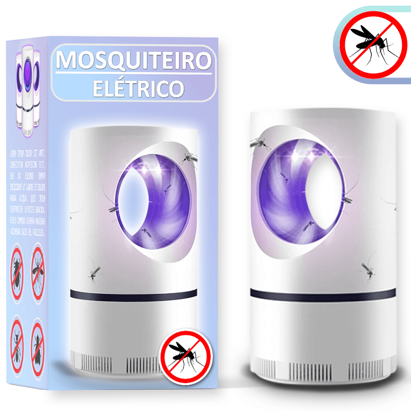 Armadilha Para Mosquitos e Insetos - Mosquiteiro Elétrico - Cliquemaster