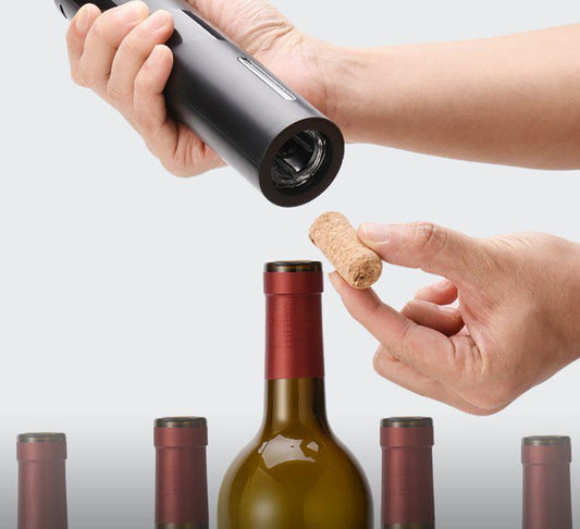 Abridor de Vinhos Saca Rolhas Elétrico Automático - Cliquemaster