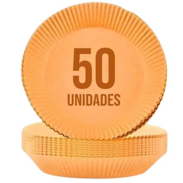 Forma de Papel Antiaderente Para Airfryer – 50 unidades