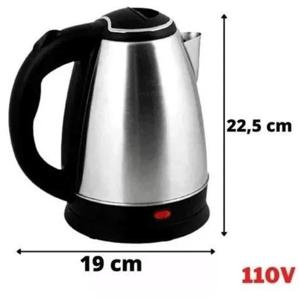 Chaleira Elétrica 1100w Inox 127v 1.8l - Cliquemaster
