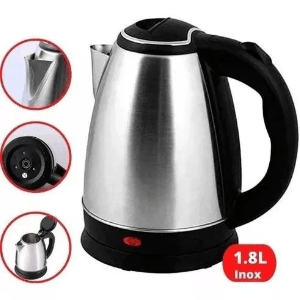 Chaleira Elétrica 1100w Inox 127v 1.8l - Cliquemaster