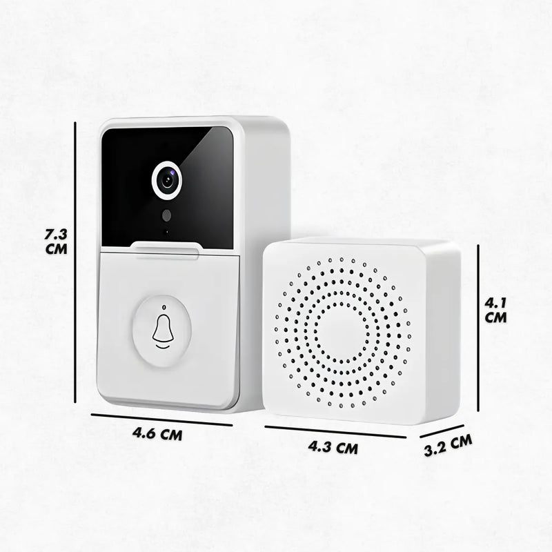 Campainha C/ Câmera Wifi Sem Fio