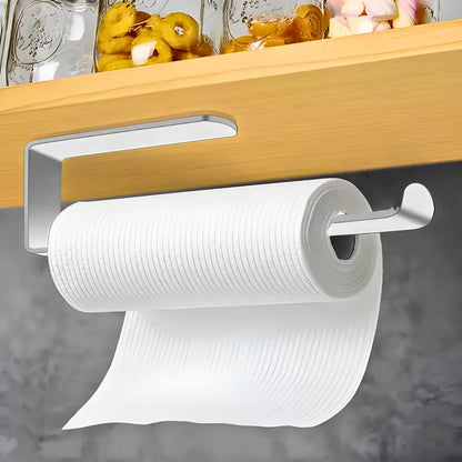 Suporte Multiuso Papel Toalha Com Adesivo Para Parede - Cliquemaster