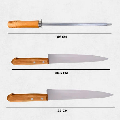 Kit Facas Churrasco - Cliquemaster