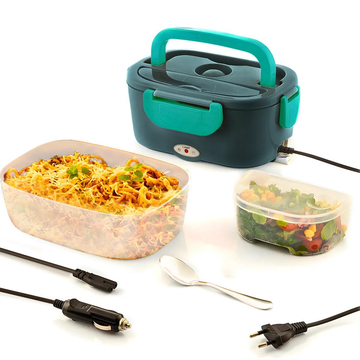 Marmita Elétrica Portátil Bivolt - VERDE - Cliquemaster