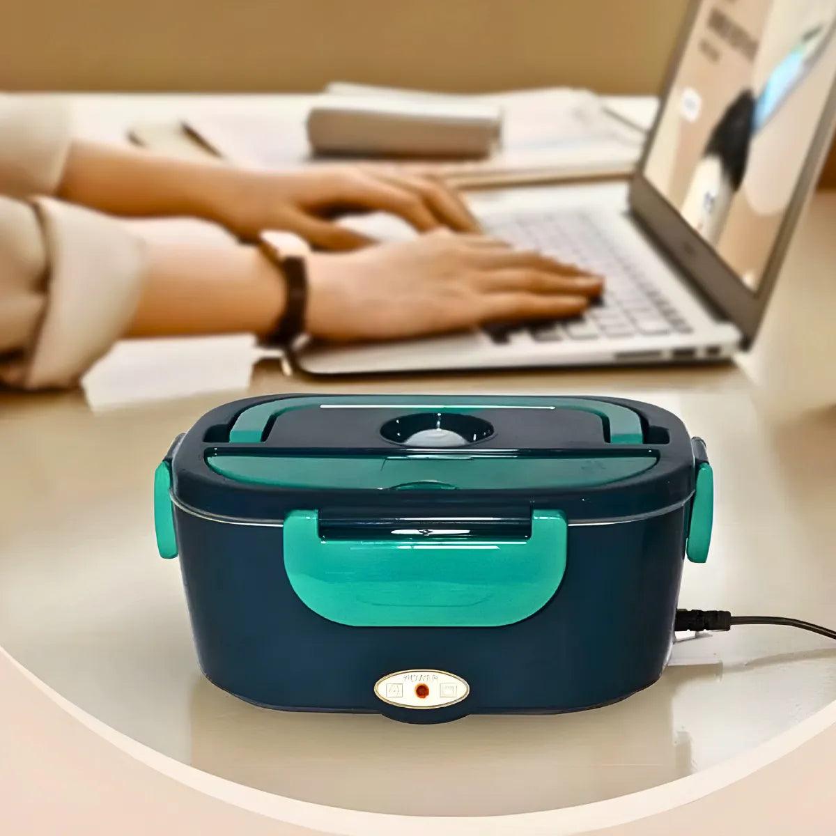 Marmita Elétrica Portátil Bivolt - VERDE - Cliquemaster