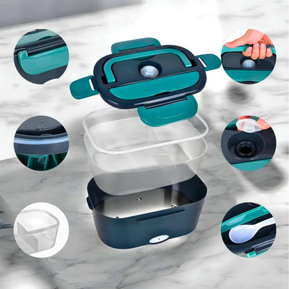 Marmita Elétrica Portátil Bivolt - VERDE - Cliquemaster