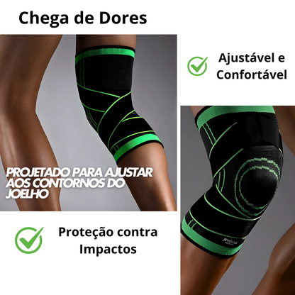 Joelheiras de Compressão Tamanho Único - Cliquemaster