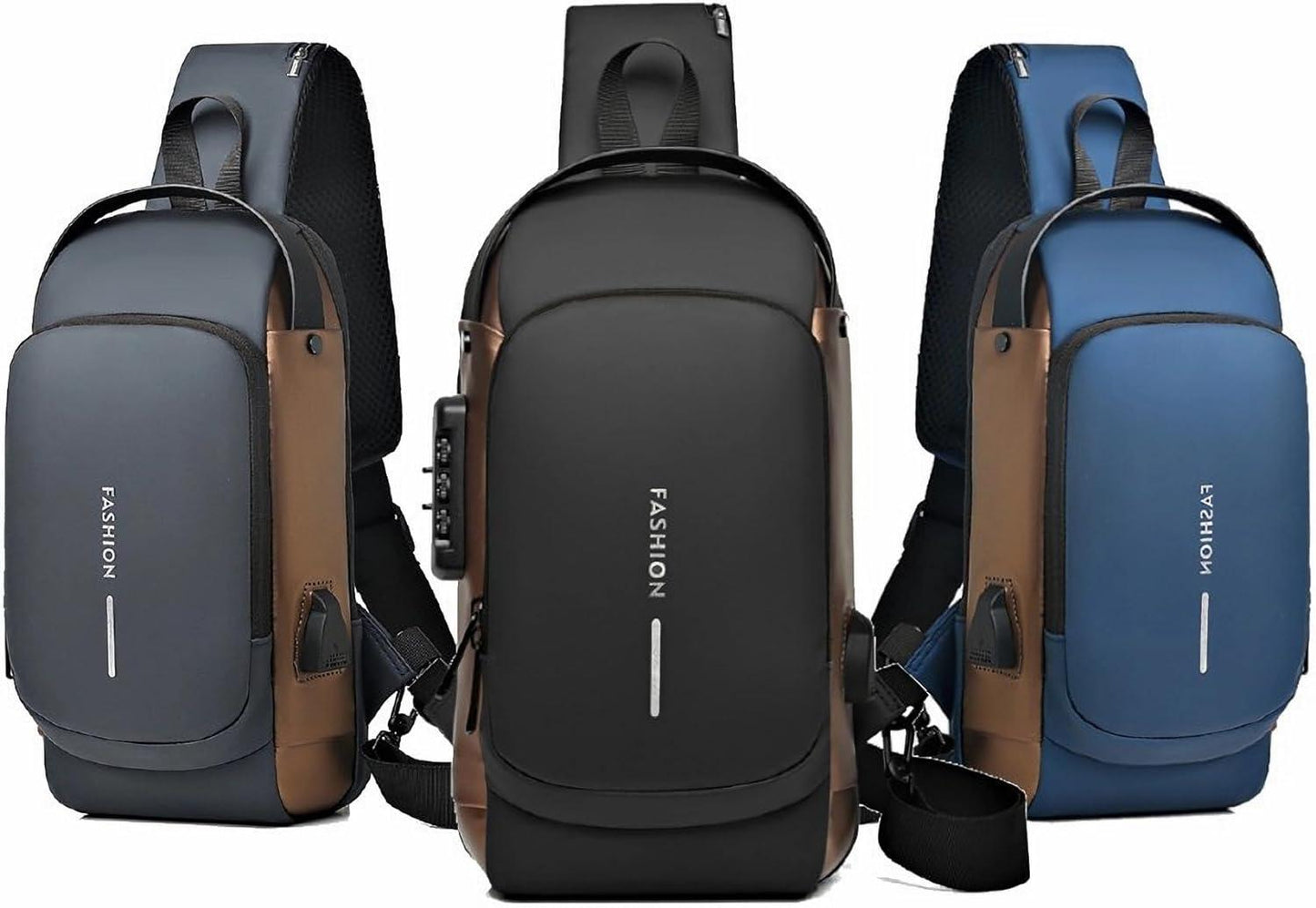 Pochet Masculina cadeado anti-roubo à prova d'água - Cliquemaster