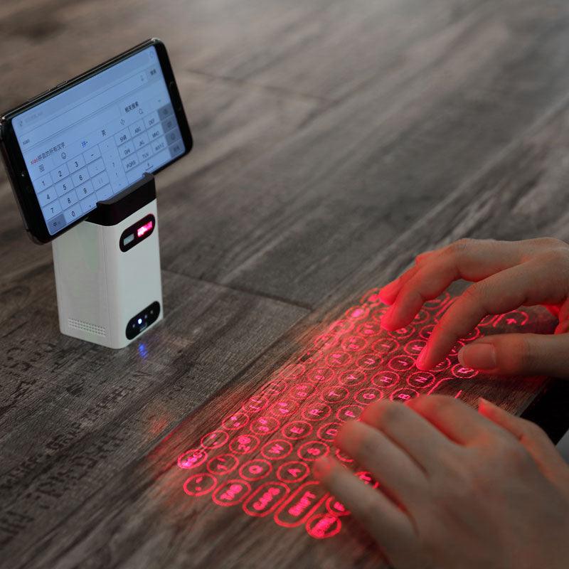 Teclado a laser virtual sem fio portátil - Cliquemaster